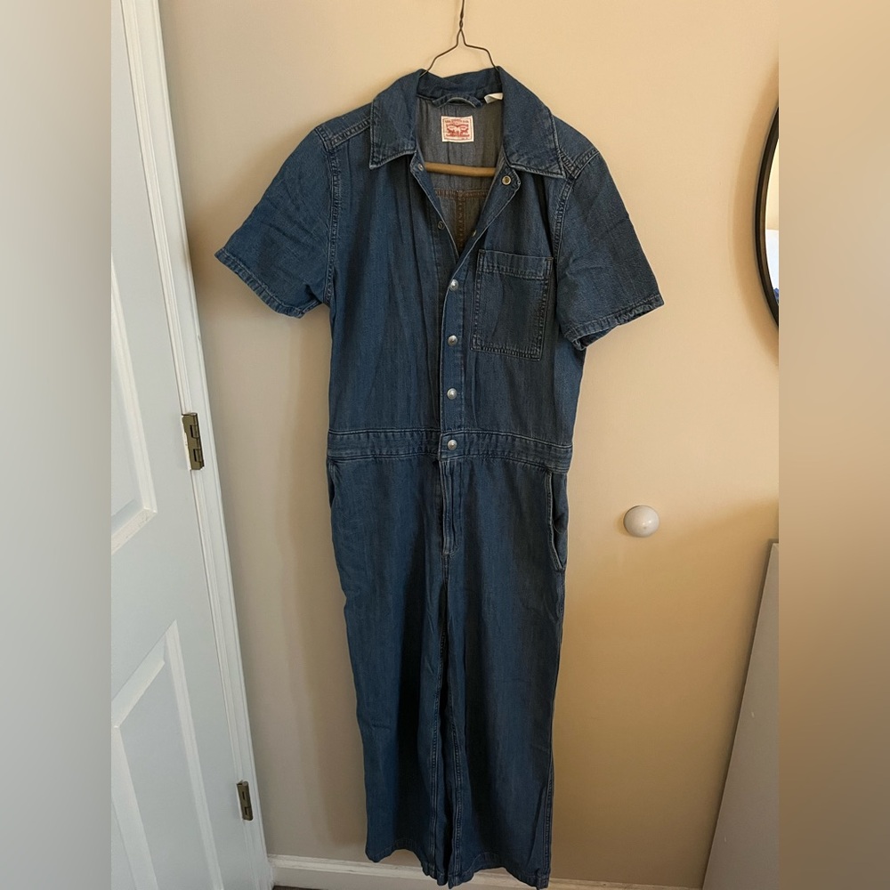 Levi's Dark Blue Denim Jumpsuit